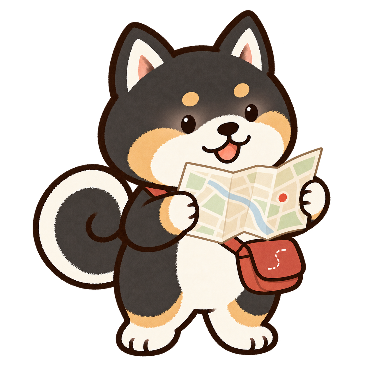 地図を広げるめぐる
