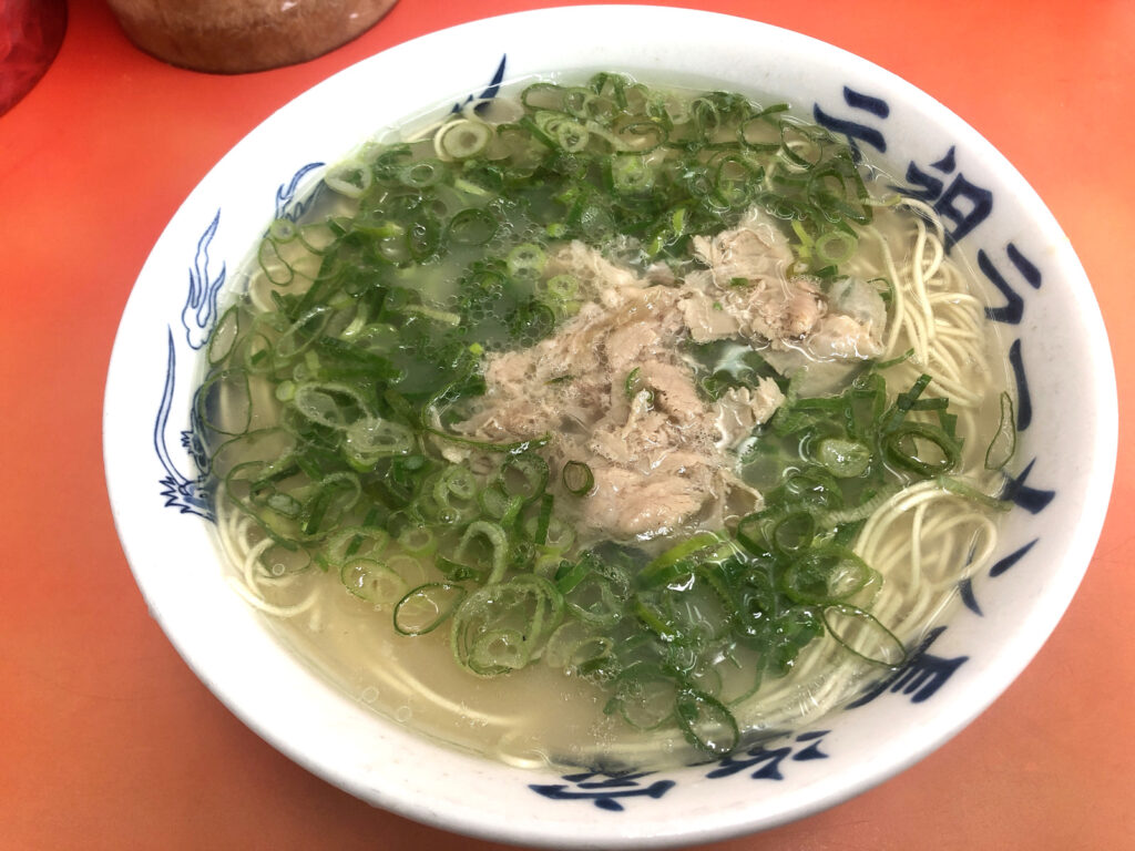 元祖ラーメン長浜家のラーメン