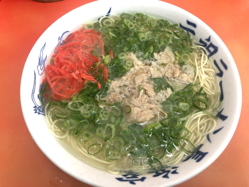 元祖ラーメン長浜家のラーメン