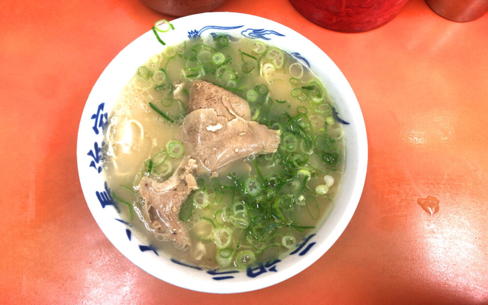 The tonkotsu ramen