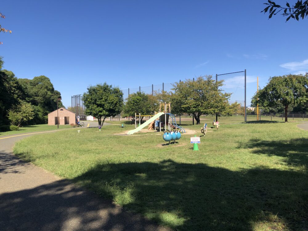 A playground area