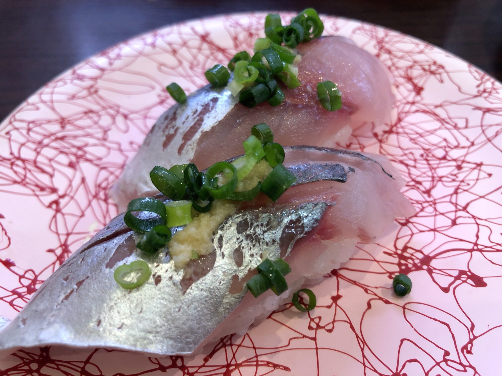 Horse mackerel at Mawaru Sushi Ichiba