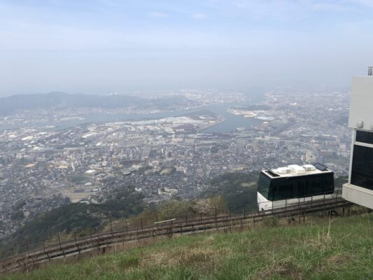 昼の皿倉山からの景色