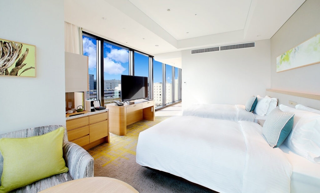 Bright and spacious rooms with a great view